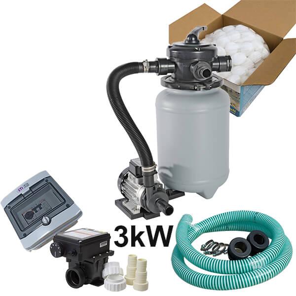 Filter mit 3kW Elektroheizer Filter mit 3kW Elektroheizer