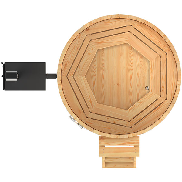 Holzbadezuber Rund