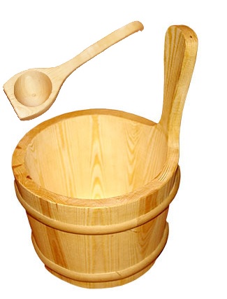 Holzeimer & Holzlöffel