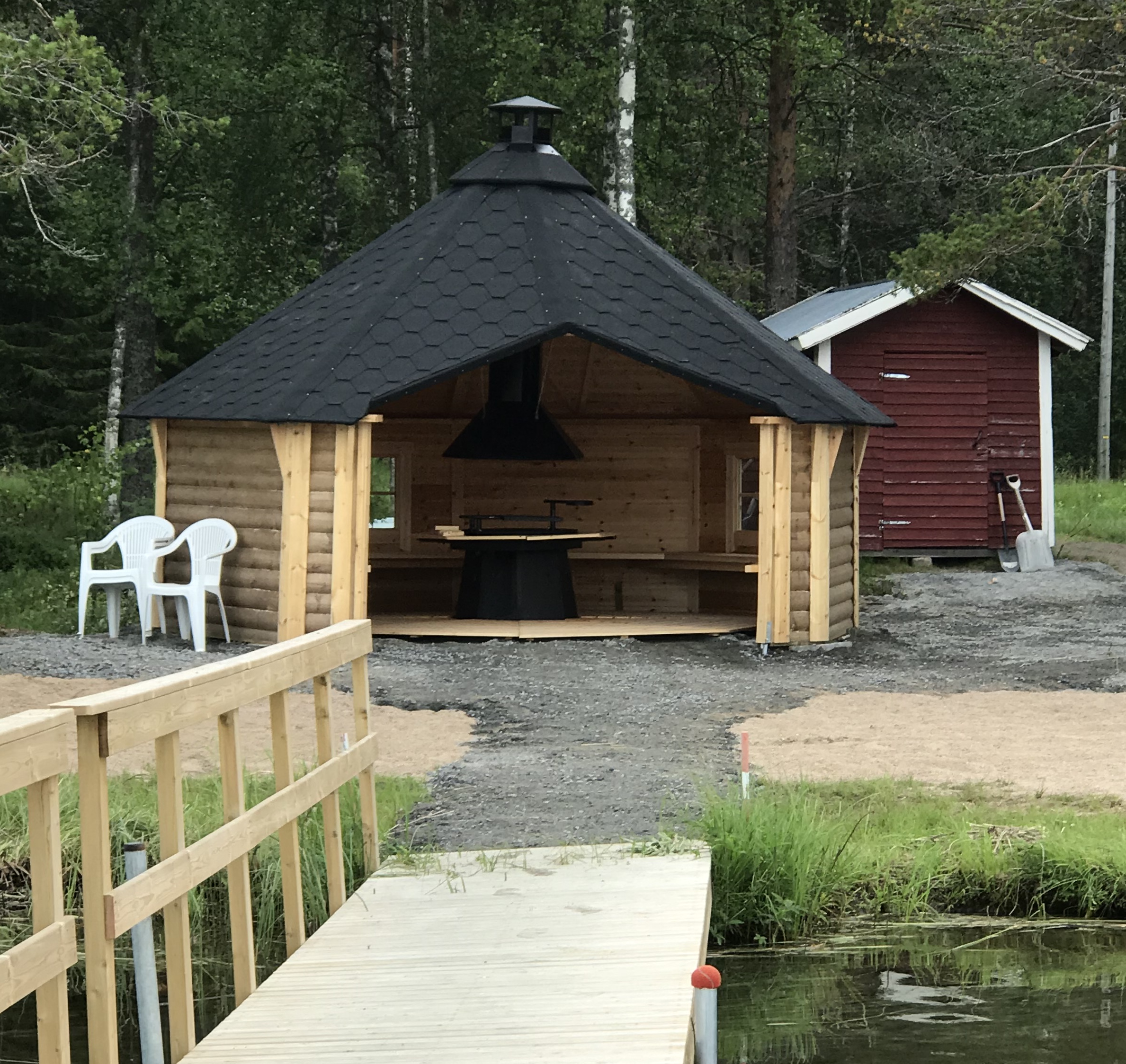 offene Grillkota Yorick 17m²