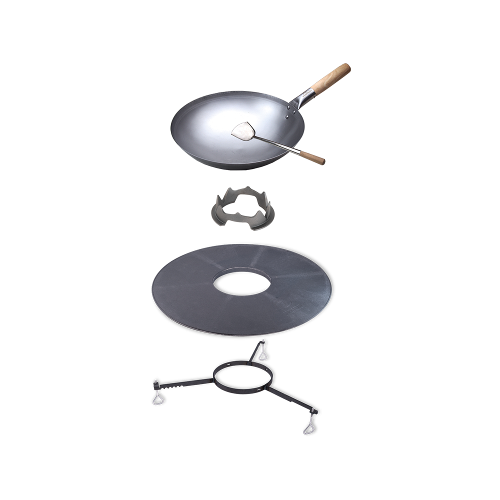 BBQ Disk Set mit Wok Krone