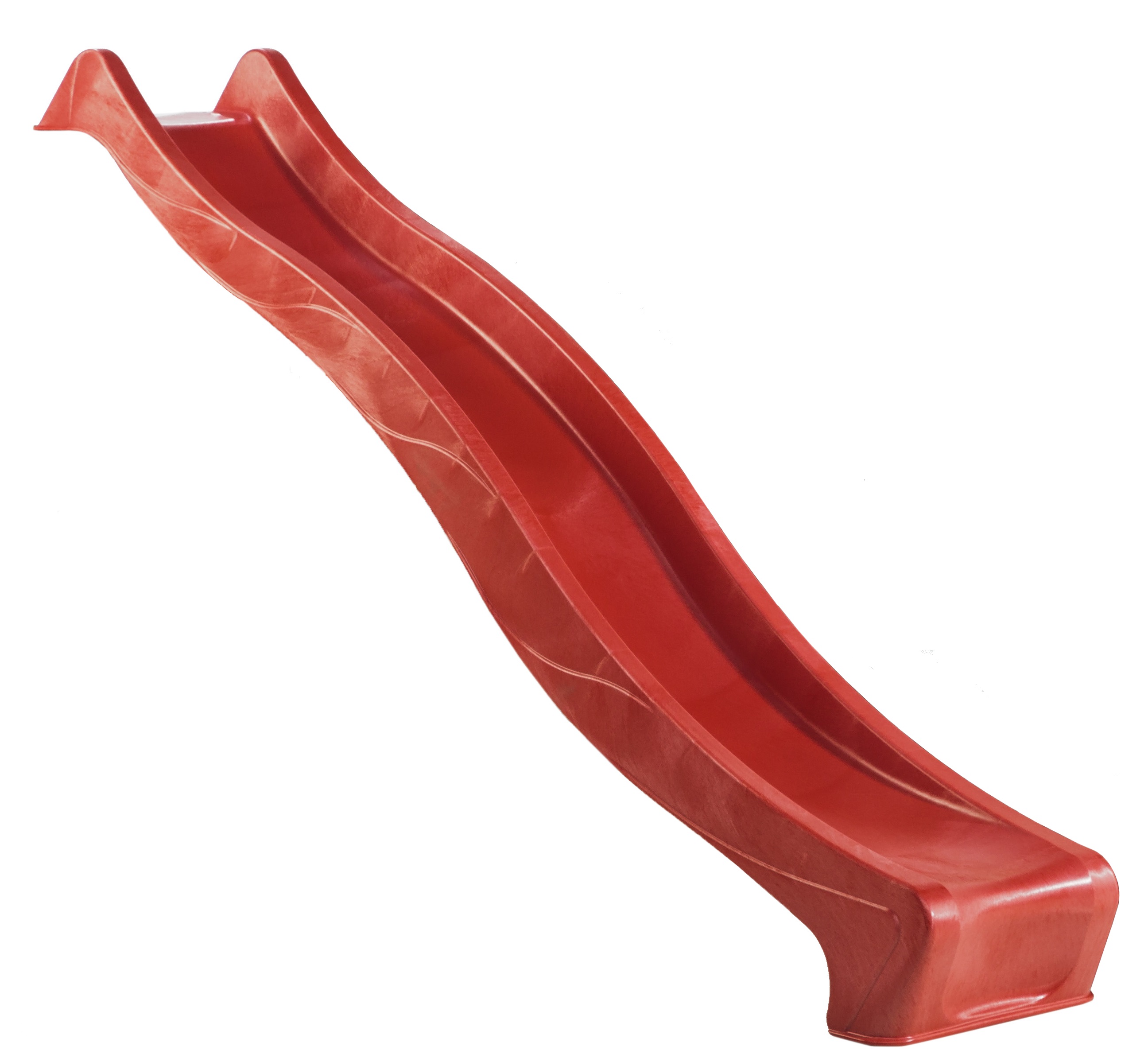 Wellenrutsche in Rot