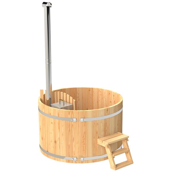 Holzbadezuber Rund