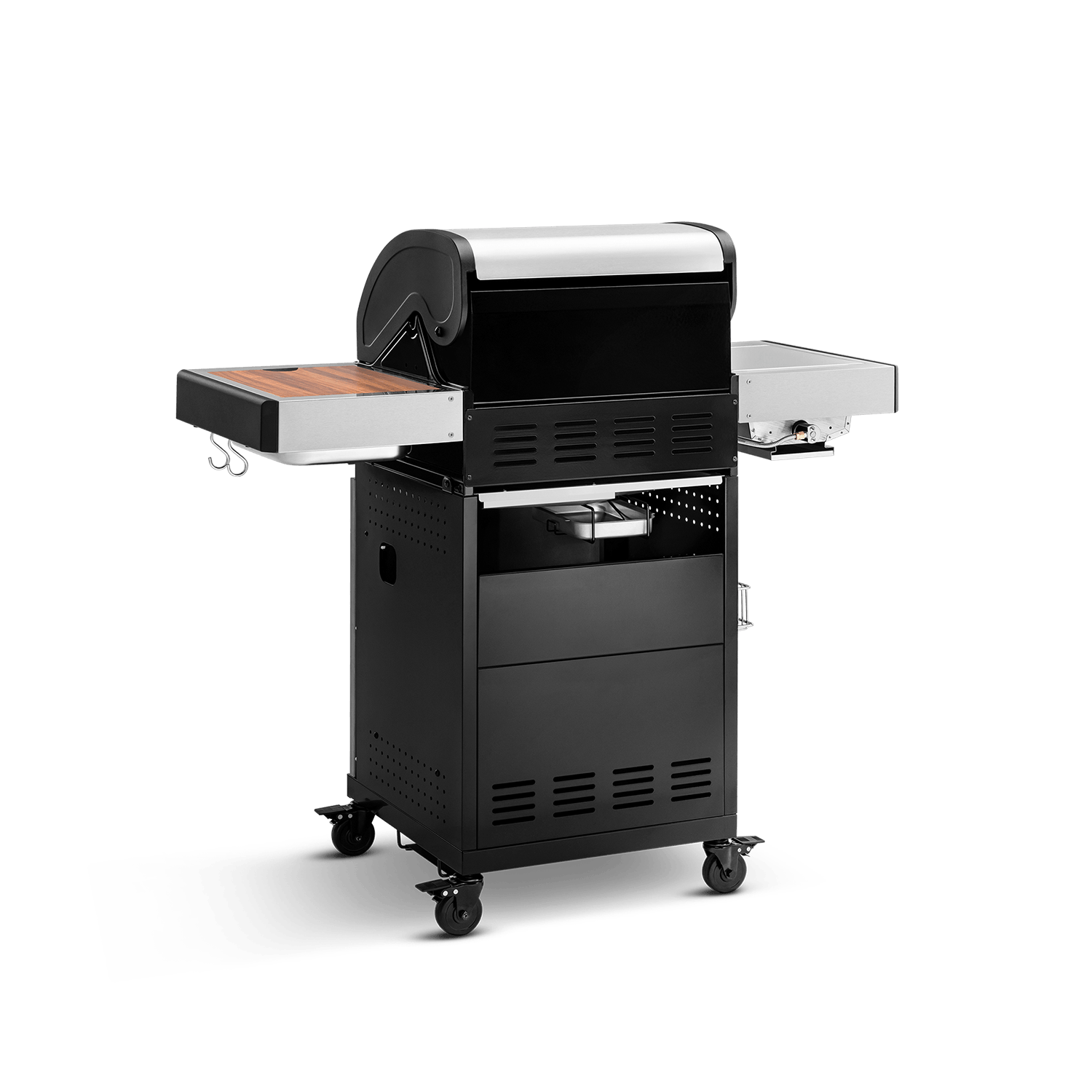 FRED Jr. 2Brenner in Edelstahl oder Black Series Edelstahl ZUBHFJ2E