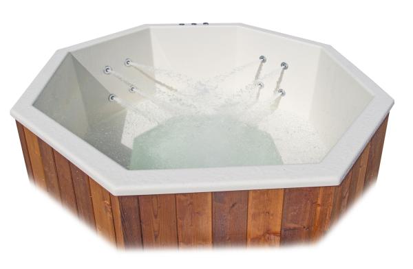 Wassermassage für GFK-Becken