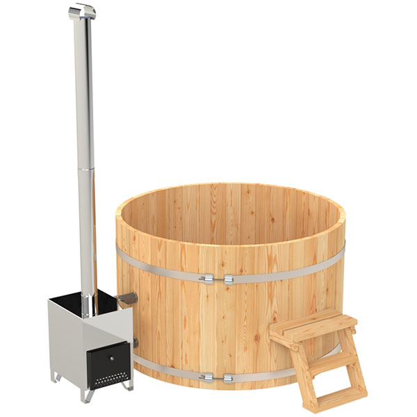 Holzbadezuber Rund