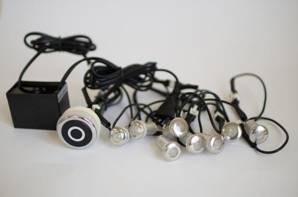 8 LED Lichtsystem für Holzzuber