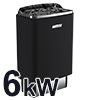 Harvia TS 6kW - elektrisch (6kW bei 400V, 2kW bei 230V)