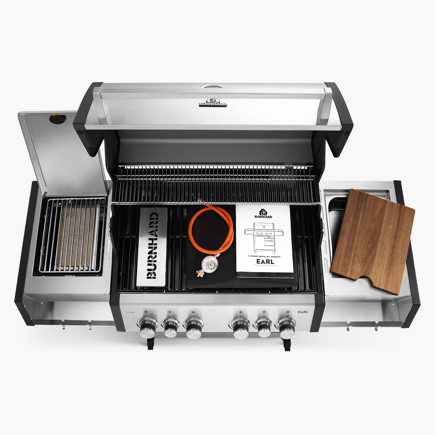 EARL Royal Series 4-Brenner Gasgrill mit Heckbrenner