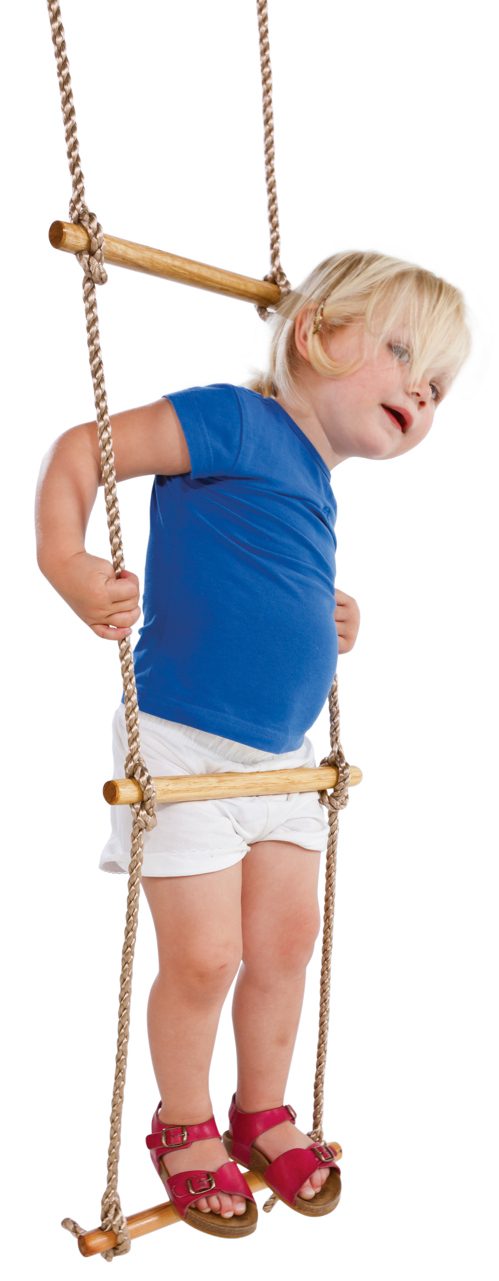 Strickleiter mit 5 Sprossen mit spielendemKind