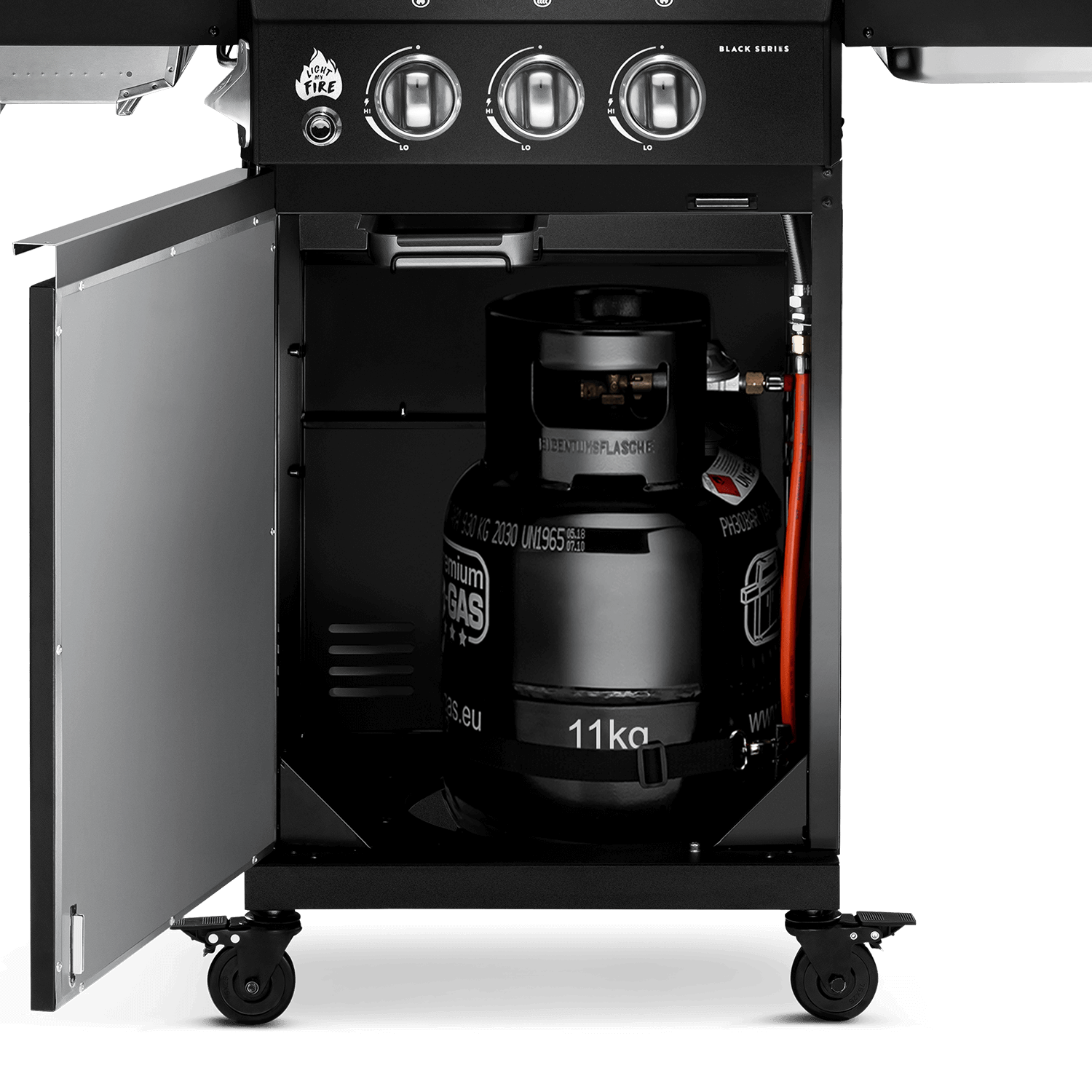 FRED Jr. 2-Brenner in Edelstahl oder Black Series
