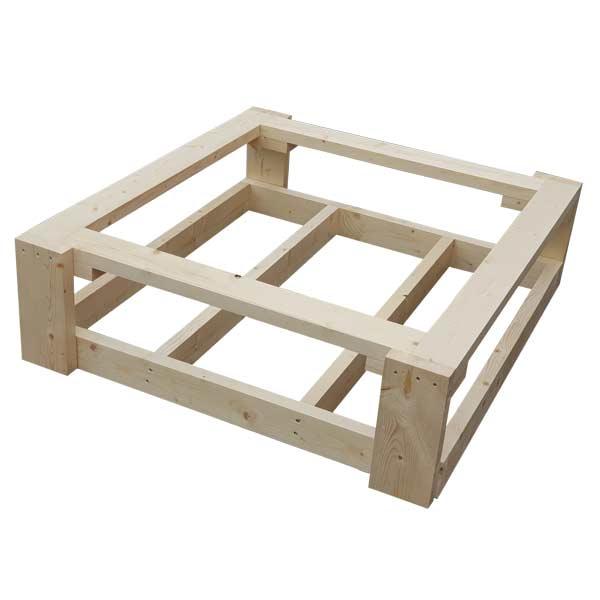 Holzrahmen für Einbaubecken Holzrahmen für Einbaubecken